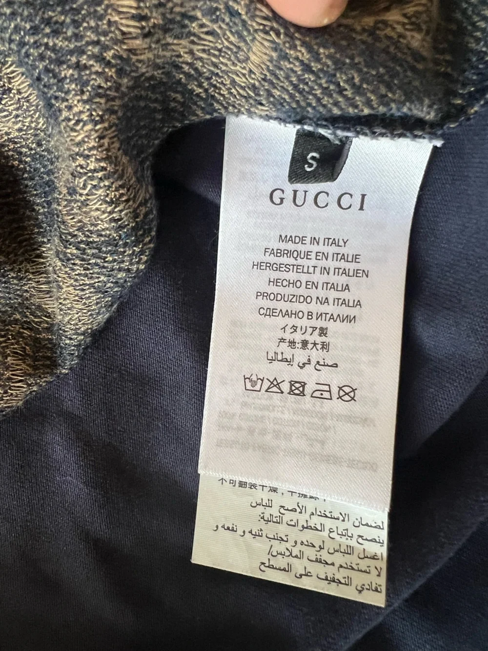 Gucci Navy Short-Sleeve Crewneck T-Shirt NEW W/T Tags